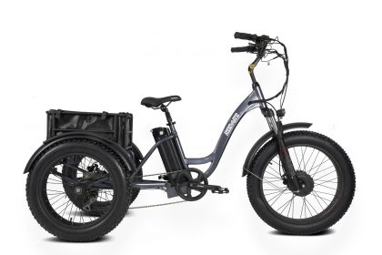 Elektro Dreirad Invictus Lowstep Metallisch Grau
