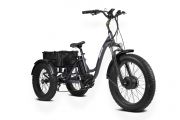 Elektro Dreirad Invictus Lowstep Metallisch Grau